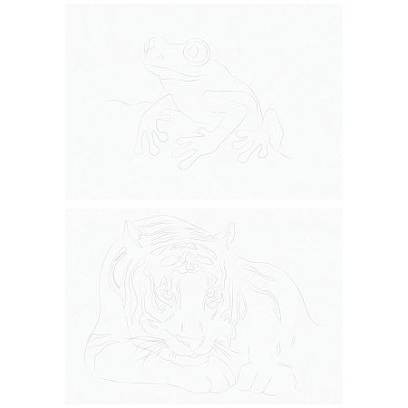 Папка для акварели, с эскизом, 10л., А4 ArtSpace "Животные", 180г/м2