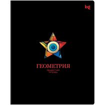 Тетрадь предметная 48л. BG "Информационное поле" - Геометрия, soft-touch ламинация, выб. лак