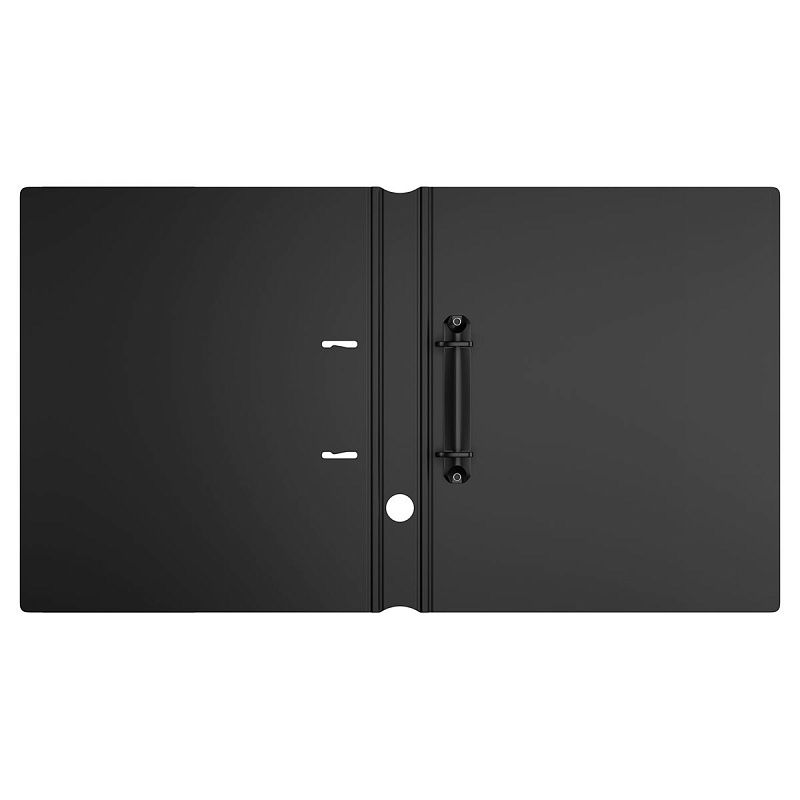 Папка на 2 кольцах Berlingo "Steel&Style", 35мм, 2000мкм, D-кольца, пластик (полифом), синяя 