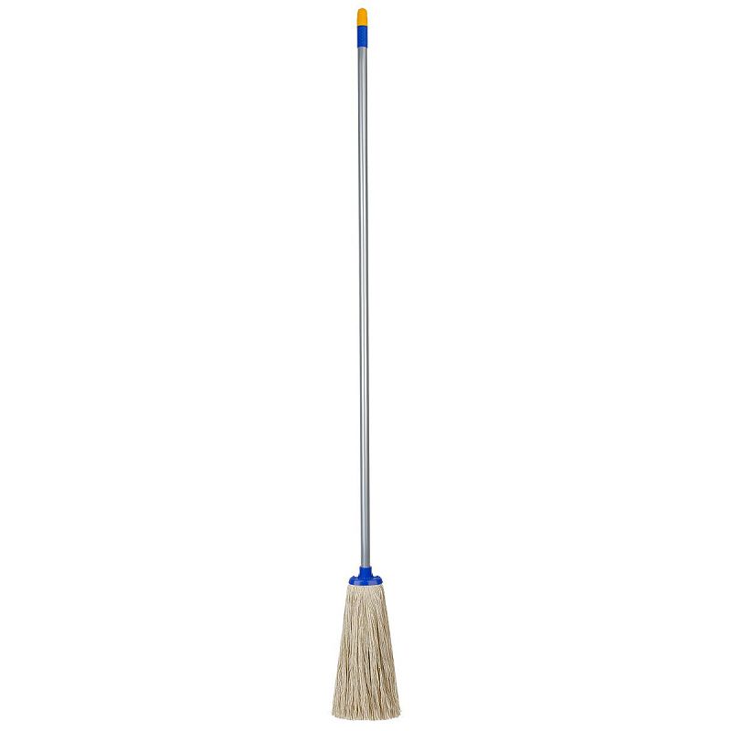 Швабра OfficeClean Professional, ручка 120см, насадка МОП хлопок, ворс 26см, 165г