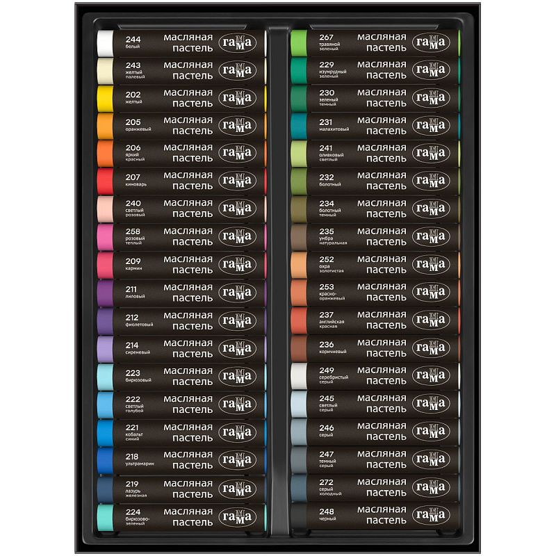 УЦЕНКА - Пастель масляная Гамма, 36 цветов, картон. упаковка (осн 363157)