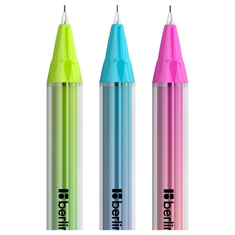 Карандаш механический Berlingo "Radiance" 0,5мм, с ластиком, ассорти 