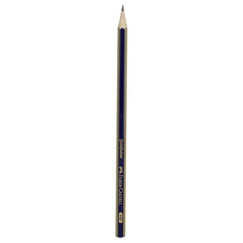 Карандаш ч/г Faber-Castell "Goldfaber 1221" HB, заточен. 