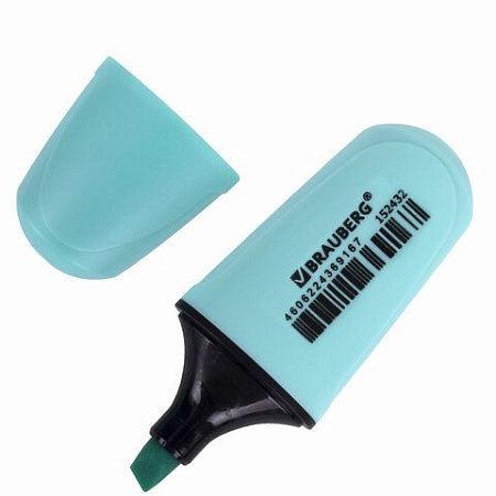Текстовыделитель мини BRAUBERG "PASTEL Mini", АССОРТИ В ПЛАСТИКОВОЙ БАНКЕ, линия 1-5 мм, 152432 