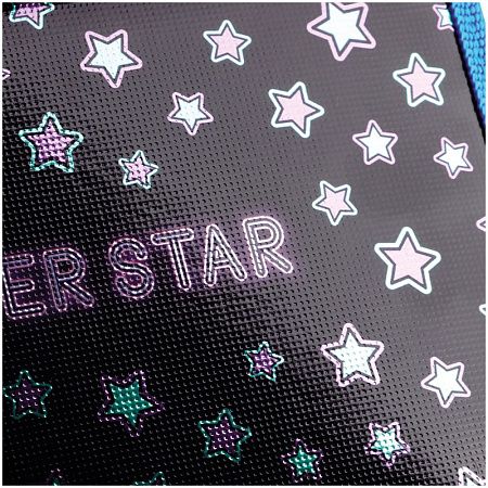 Пенал 1 отделение, 190*115 ArtSpace "Stars", ламинированный картон, фольга 