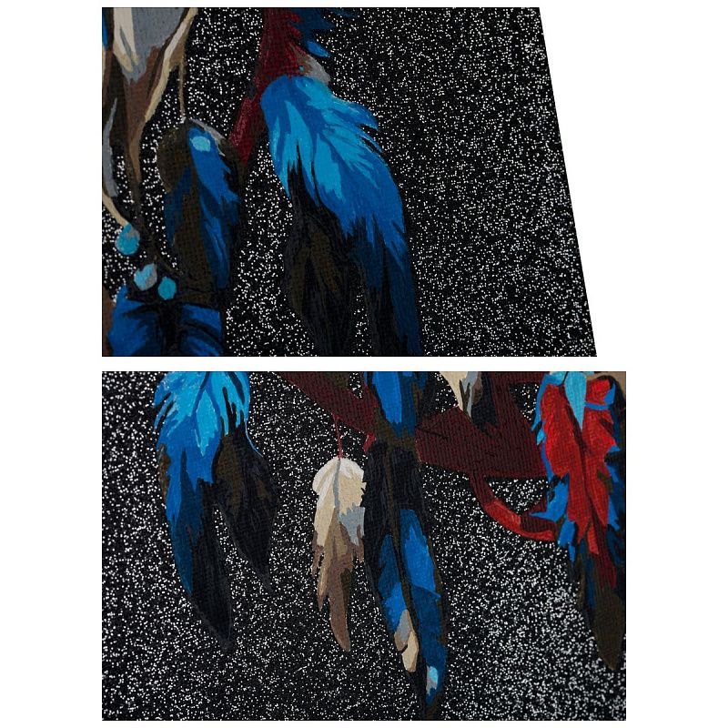 Картина по номерам на холсте с глиттером ТРИ СОВЫ "Ловец снов", 30*40, с акриловыми красками и кистями