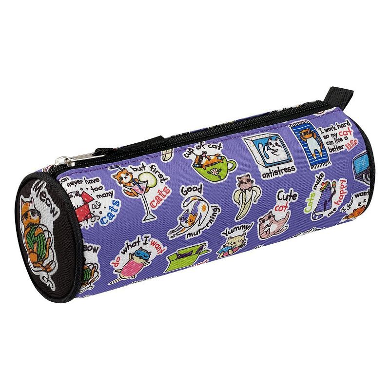 Пенал 210*80 ArtSpace "Feline mood", тубус, полиэстер