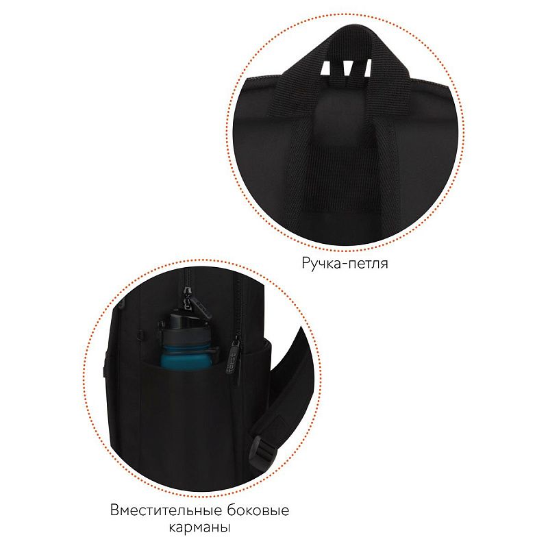 Рюкзак Först F-Spiritual "Sacred symbols" 40,5*29*15,5см, 2 отделения, 5 карманов, уплотненная спинка 