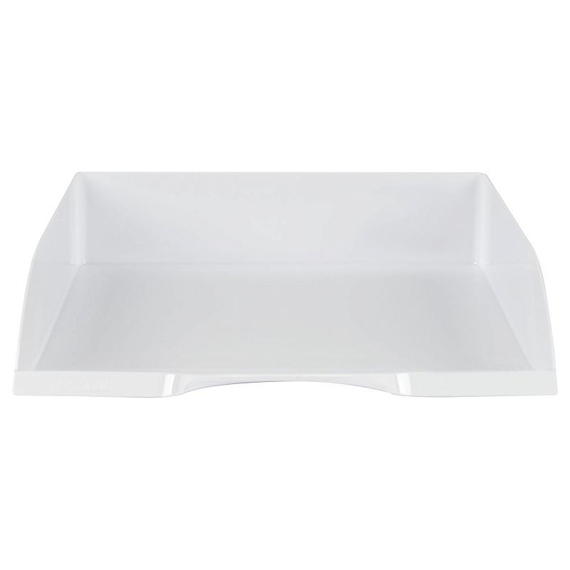 Лоток для бумаг горизонтальный СТАММ "Дельта", белый