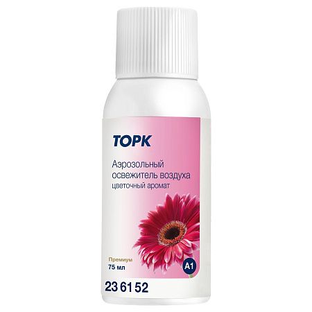Сменный баллон для освежителя воздуха Tork "Premium"(А1), цветочный, 75мл 