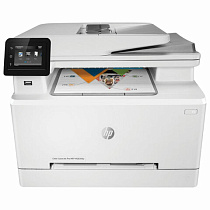 картинка МФУ лазерное ЦВЕТНОЕ HP Color LaserJet Pro M283fdw "4 в 1", 21 стр./мин, 40000 стр./мес, ДУПЛЕКС, Wi-Fi, сетевая карта, 7KW75A от магазина