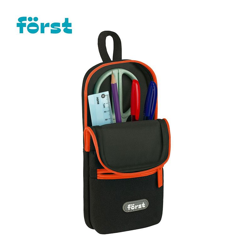 Пенал мягкий 1 отделение, 1 карман, 210*90*40 Först "Football", текстиль 