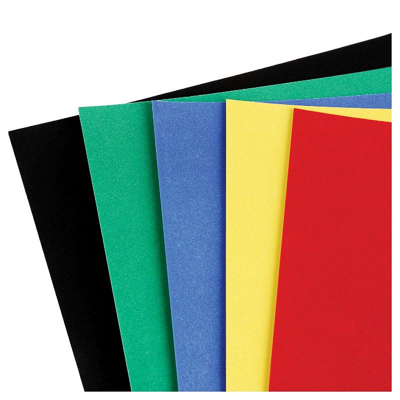 Картон бархатный А4, Мульти-Пульти, 5л., 5цв., в папке, "Приключения Енота"