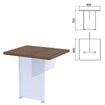Столешница модуля стола приставного "Приоритет", 800х800х750 мм, лагос, К-919, К-919 лагос