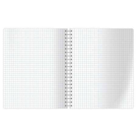 Тетрадь 80л., А4, клетка, на гребне BG "Academy", soft-touch ламинация