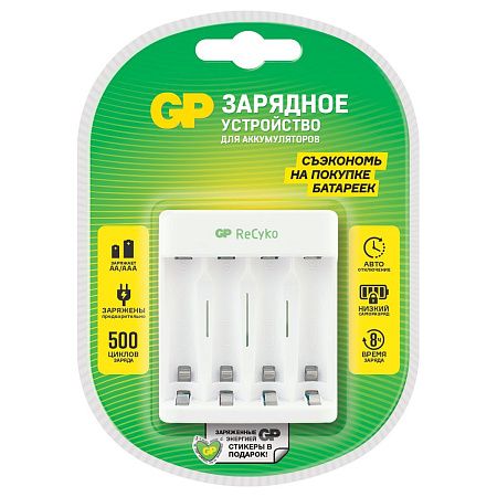 Зарядное устройство GP Е411 без аккумуляторов (USB)