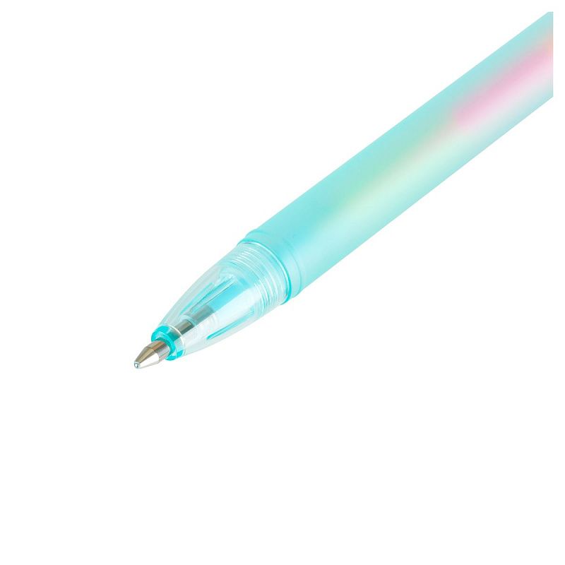 Ручка гелевая MESHU "Bear and Rabbit" радужная, 0,7мм 