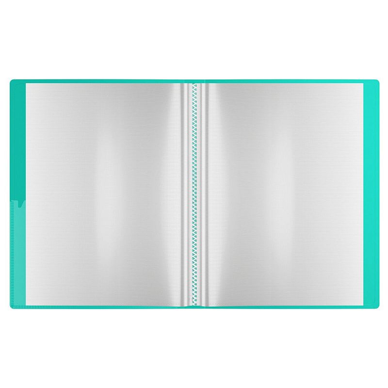 Папка с 40 вкладышами Berlingo "Your Way" А4, 24мм, 600мкм, мятная, с внутр. карманом 