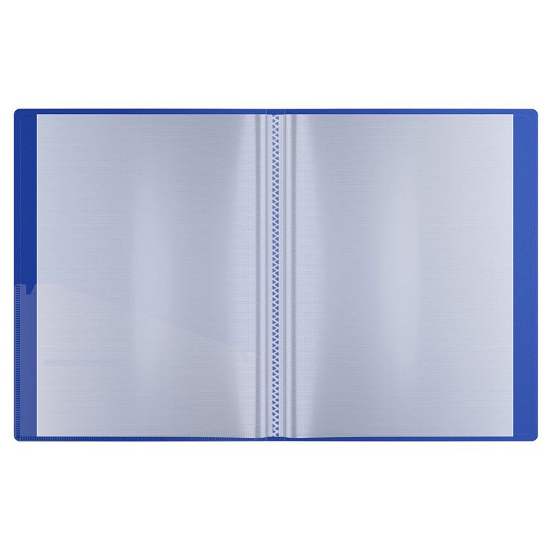 Папка с 10 вкладышами Berlingo "Your Way" А4, 17мм, 600мкм, синяя, с внутр. карманом 