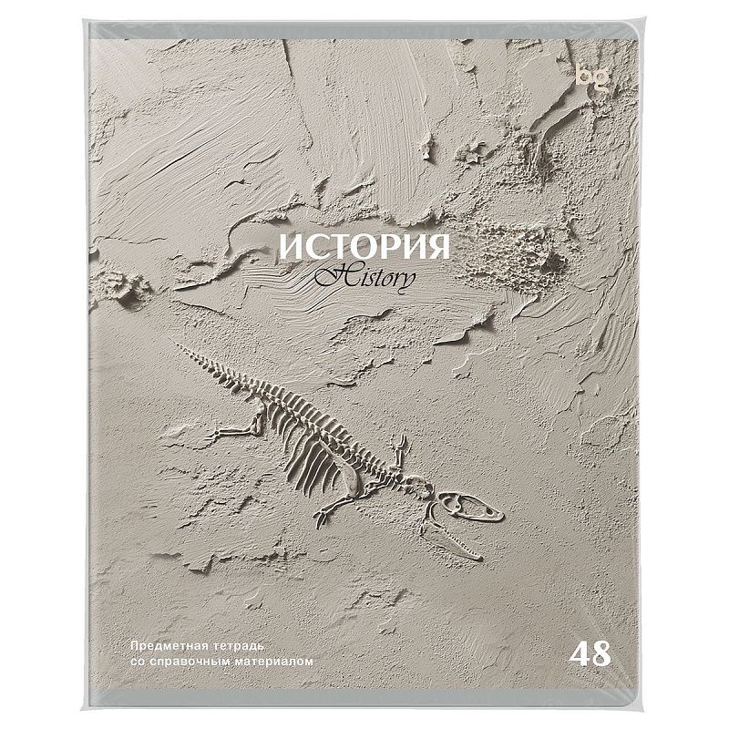 Тетрадь предметная 48л. BG "Печать времени" - История, тиснение