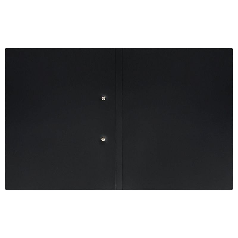 Папка с боковым зажимом OfficeSpace "Вита" А4, 17мм, 500мкм, пластик, черная 