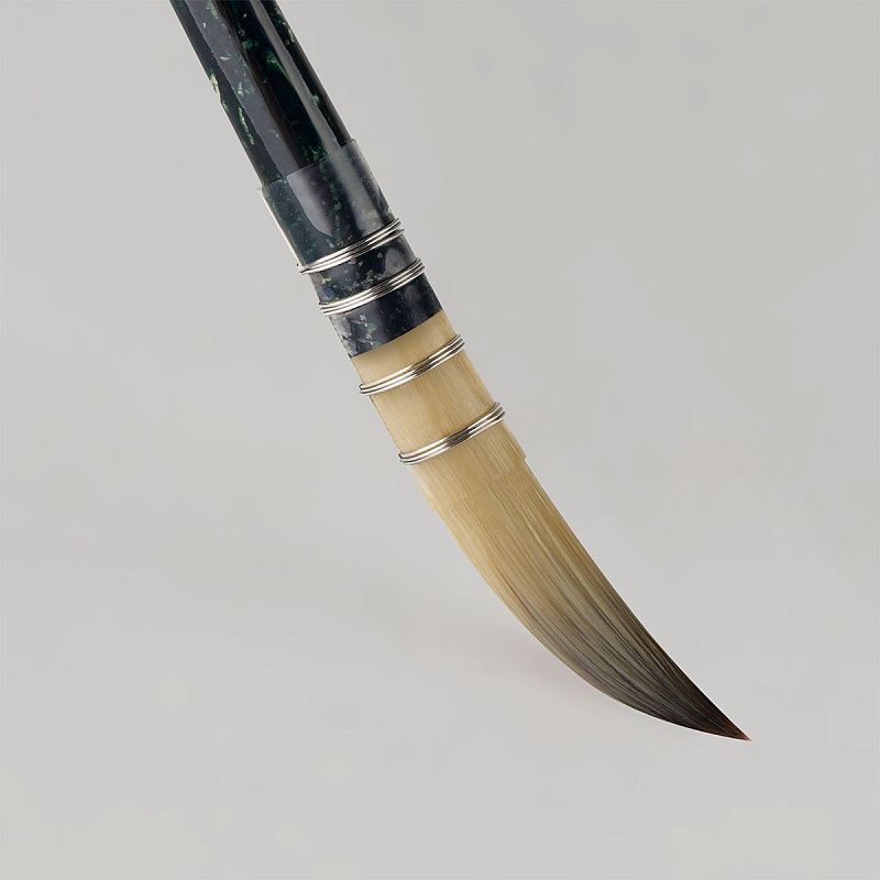 Кисть художественная синтетика Гамма "Модерн", круглая №10, французское крепление, короткая ручка