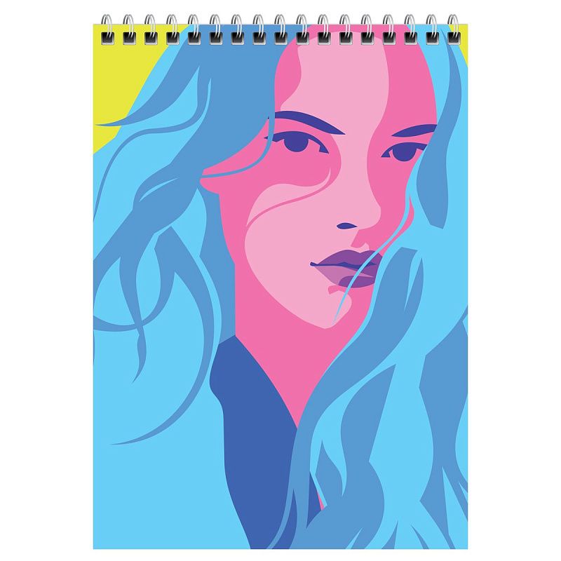 Блокнот А5 80л. на гребне BG "Be free", твердая подложка