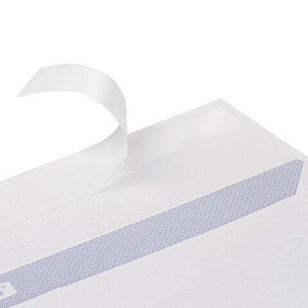 Конверты С4 (229х324 мм), отрывная лента, внутренняя запечатка, 90 г/м2, КОМПЛЕКТ 50 шт., BRAUBERG, 112179, С4НКРс-50(BRAUB