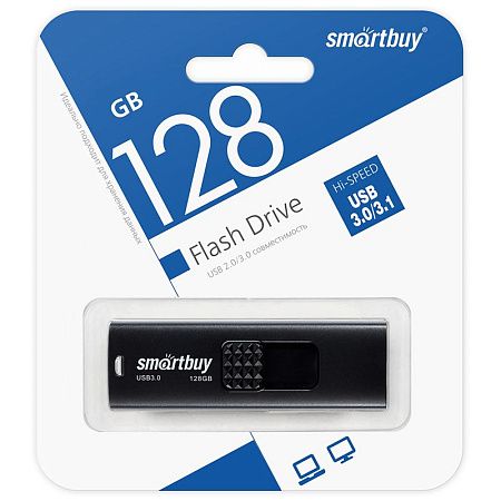 Память Smart Buy "Fashion" 128GB, USB 3.0 Flash Drive, черный