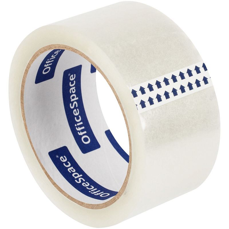 Клейкая лента упаковочная OfficeSpace, 48мм*66м, 40мкм, комплект 6шт.
