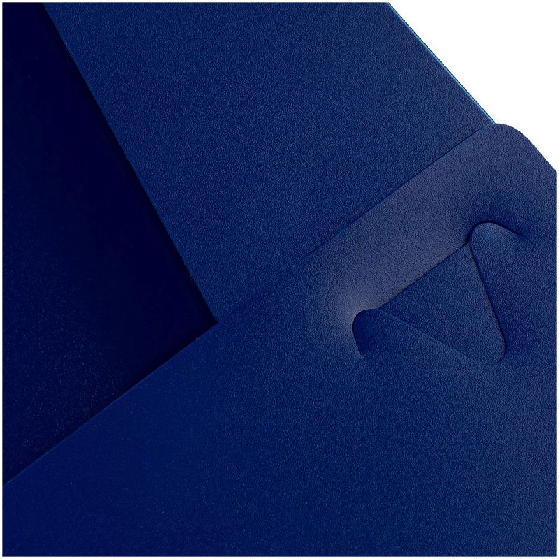 Папка-короб на резинке OfficeSpace А4, 30мм, 700мкм, синяя 