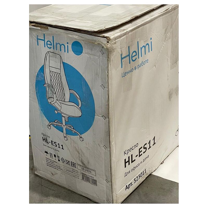 УЦЕНКА - Кресло руководителя Helmi HL-ES11 "Сonvince", повышенной прочности, экокожа бежевая, мультиблок, до 250кг