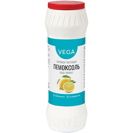 Средство чистящее Vega Пемоксоль "Лимон. Сода-эффект", порошок, 400г 