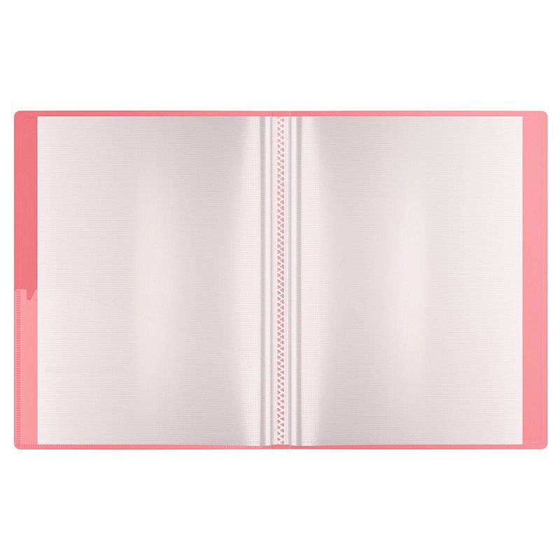 Папка с 20 вкладышами Berlingo "Your Way" А4, 17мм, 600мкм, коралловая, с внутр. карманом 