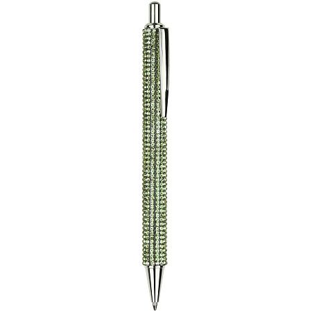 Ручка шариковая автоматическая MESHU "Green diamond" синяя, 1,0мм 