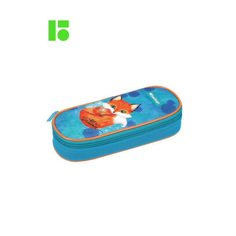 УЦЕНКА - Пенал корпусный 1 отделение, 220*90*45 Berlingo "Little dreamer", полиэстер (осн 351275) 