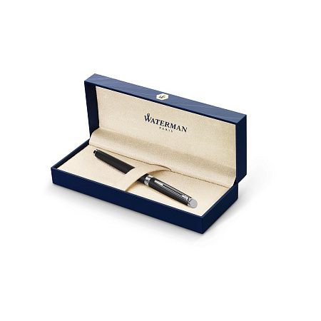 Ручка-роллер Waterman "Hemisphere Matt Black PТ" черная, 0,8мм, подарочная упаковка 