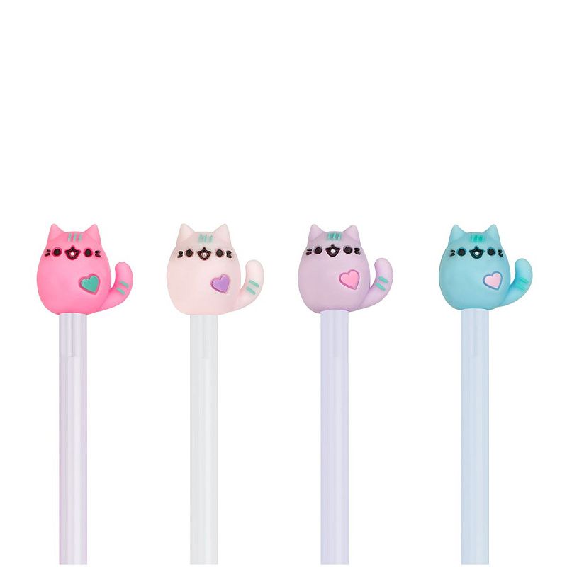 Ручка шариковая MESHU "Meow" синяя, 0,7мм, корпус ассорти 