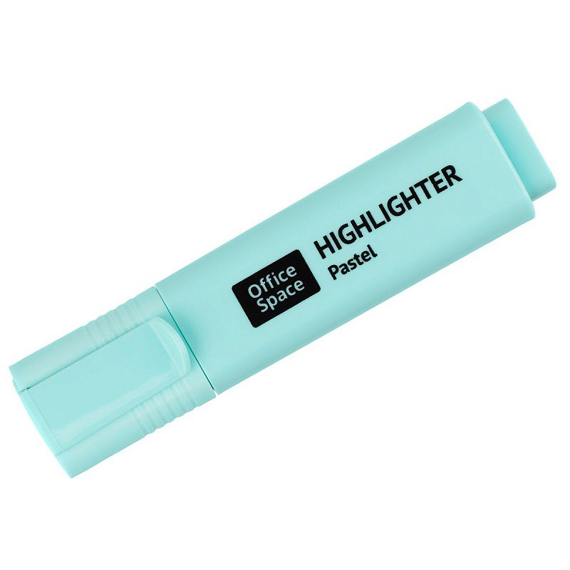 Текстовыделитель OfficeSpace пастельный цвет, голубой, 1-5мм 