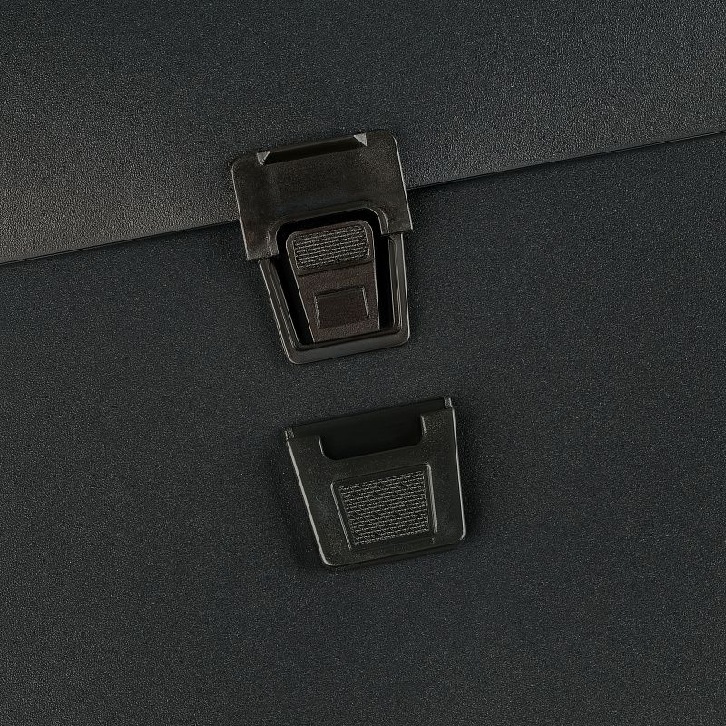 Папка-портфель 13 отделений OfficeSpace А4, 700мкм, на замке, пластик, черный 