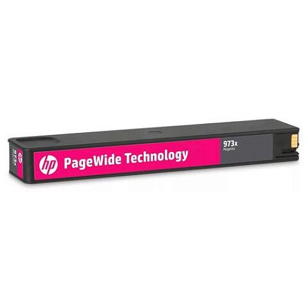 Картридж струйный HP (F6T82AE) PW Pro 477dw/452dw, №973X, пурпурный увеличенный ресурс 7000 страниц, оригинальный 
