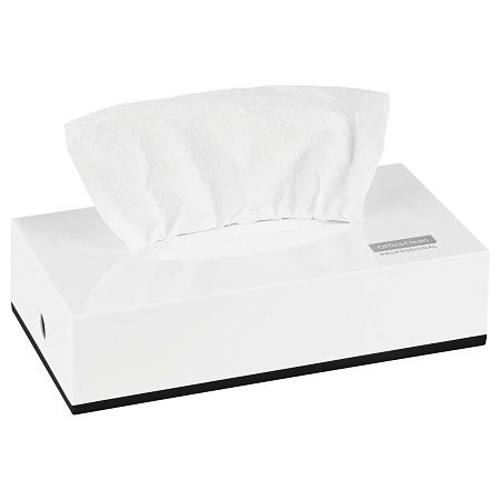 Диспенсер для лист. полотенец и салфеток настольный OfficeClean Professional(F1), ABS-пластик, белый 