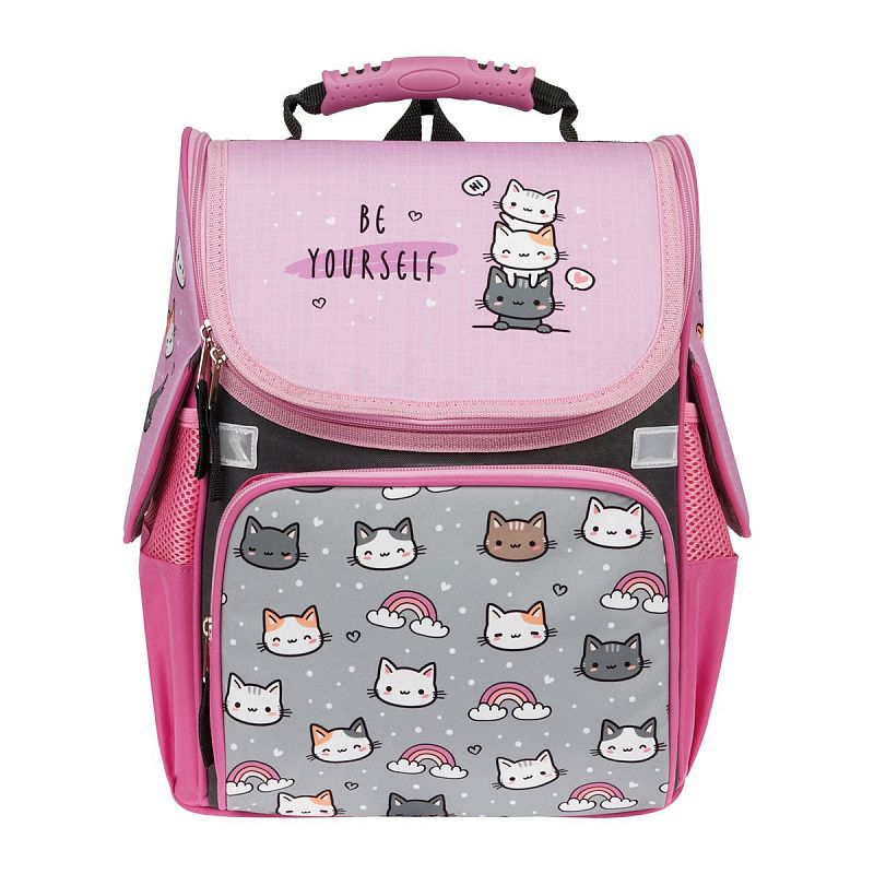 Ранец ArtSpace Junior "Be yourself" 37*28*21см, 1 отделение, 3 кармана, анатомическая спинка 