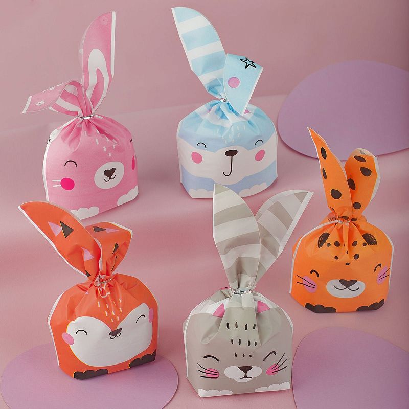 Набор подарочных пакетов 13.5*22 см, MESU "Funny friends", 30 шт