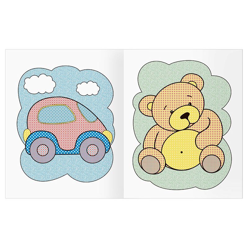 Раскраска водная 200*250 ТРИ СОВЫ "Раскрась водой. Первые игрушки", 8стр.