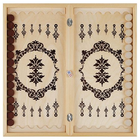 Игра настольная ТРИ СОВЫ "Нарды", с деревянной доской 40*40см
