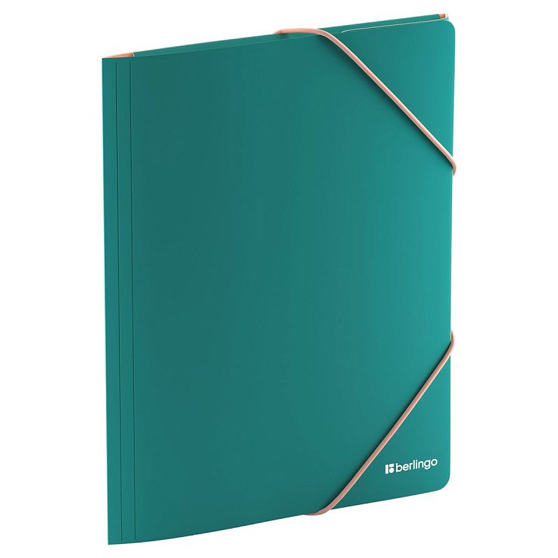 Папка на резинке Berlingo "Soft Touch Pro" А4, пластик, 600мкм, софт-тач, ассорти 