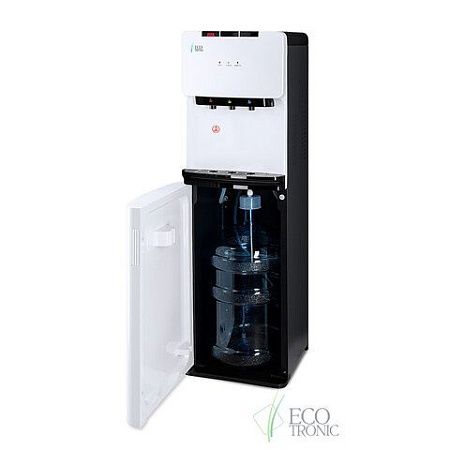 Кулер для воды ECOTRONIC K41-LXE напольный, НИЖНЯЯ ЗАГРУЗКА, нагрев/охлаждение, 3 крана, белый 11745