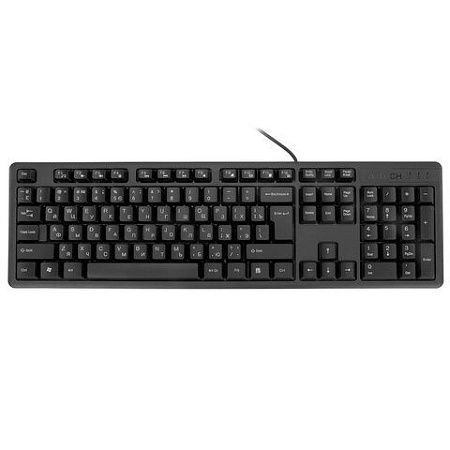 Набор проводной A4TECH KK-3330, USB, клавиатура 104 кл., мышь 2 кн.+1 кн.-колесо, черная, 1530249