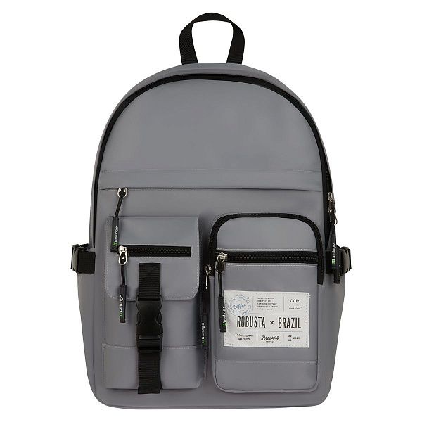 Рюкзак Berlingo Tasty "Graphite robusta", 40*28*17см, 1 отделение, 8 карманов, уплотненная спинка